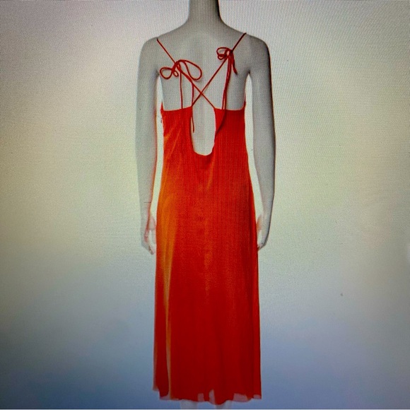 Sandro V-neck MIDI Dress size 40 - Picture 3 of 10